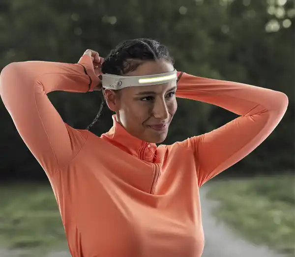 Bild 3 von IDEENWELT Akku-Stirnleuchte grau