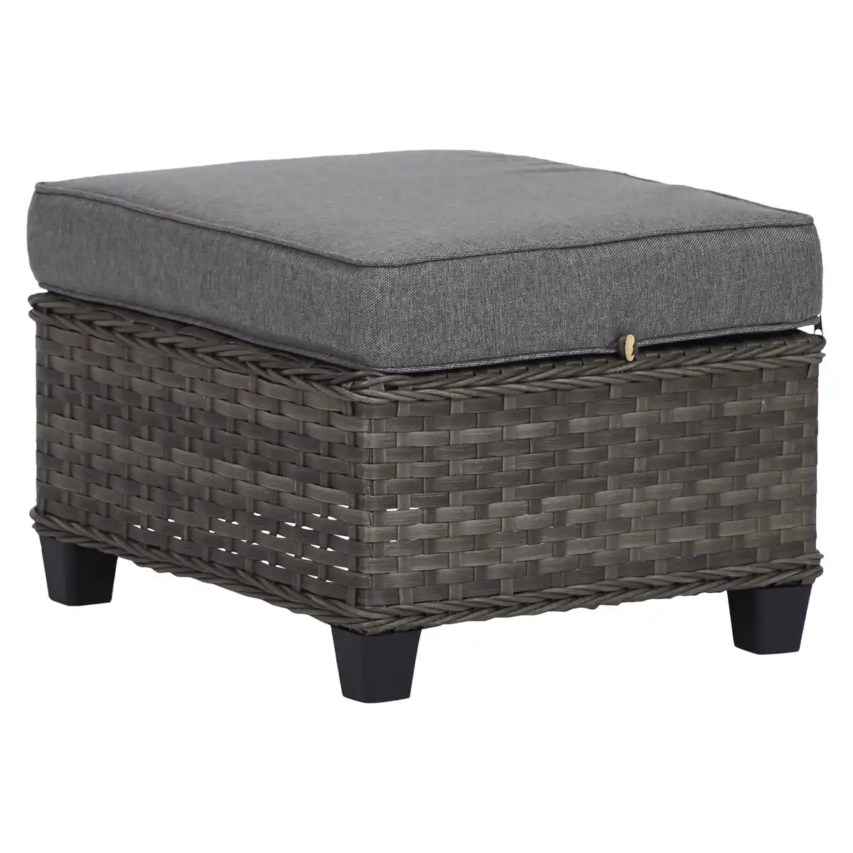 Bild 1 von Gartenhocker 'Delia' grau 60 x 50 x 30 cm