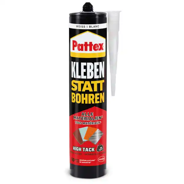 Bild 1 von Pattex Montagekleber 'Kleben statt Bohren High Tack' weiß 440 g