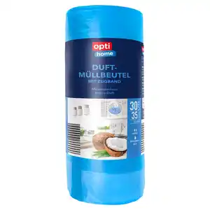 OPTI HOME Duftmüllbeutel mit Zugband 30 l