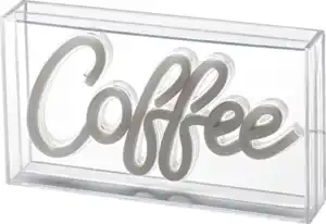 IDEENWELT LED-Neonleuchte Coffee