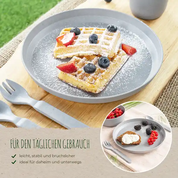 Bild 2 von reer Growing Teller 2er Set blau/grau