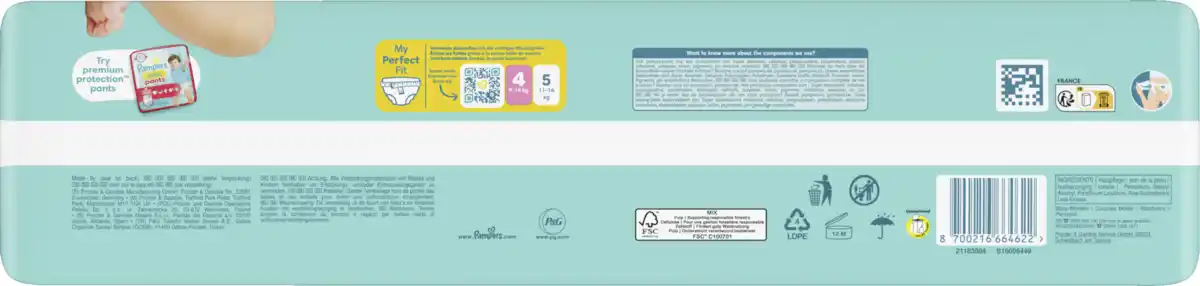 Bild 3 von Pampers premium protection Windeln Gr.4 Maxi 9-14kg Big Pack