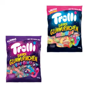 TROLLI Saure Glühwürmchen Sondersorten 150g