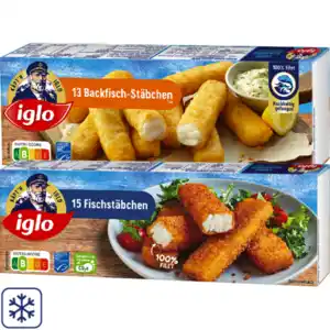 Iglo Fisch- oder Backfischstäbchen