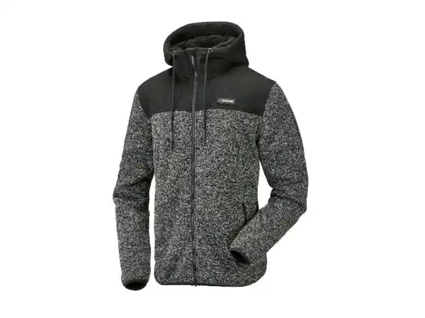 Bild 4 von PARKSIDE® Herren Strickfleece-Jacke, mit warmen Teddyfutter