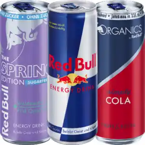 Red Bull Energy Drink oder Organics