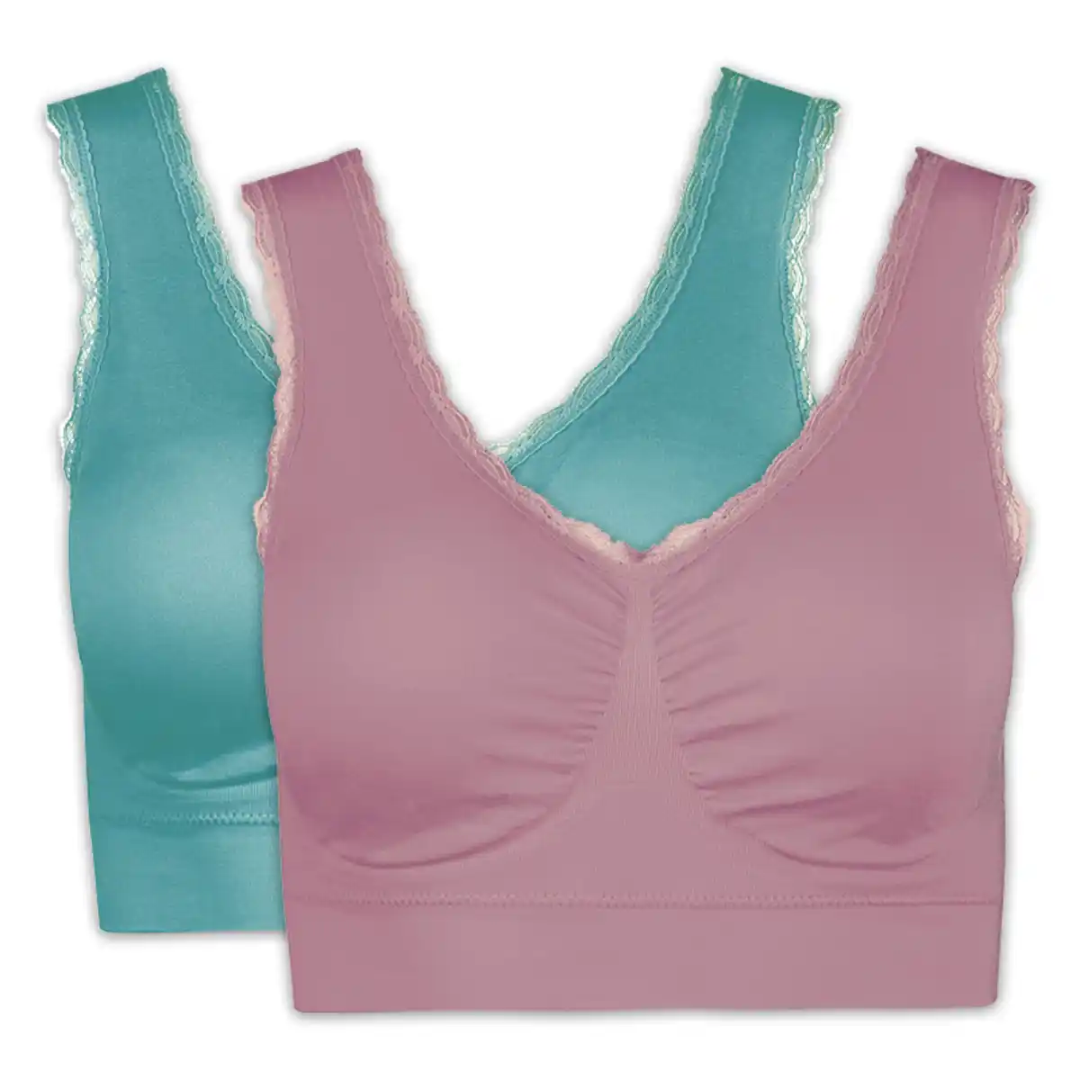 Bild 3 von J-Line Seamless-BH mit Spitze 2er-Pack