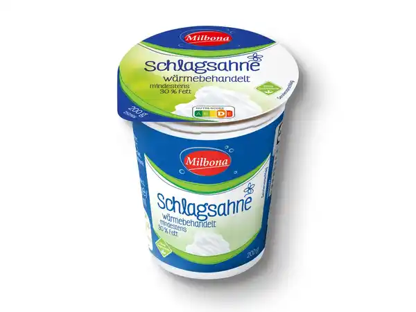 Bild 1 von Milbona Schlagsahne,  200 g