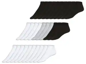 esmara® Damen Sneakersocken, 10 Paar, hoher Baumwollanteil