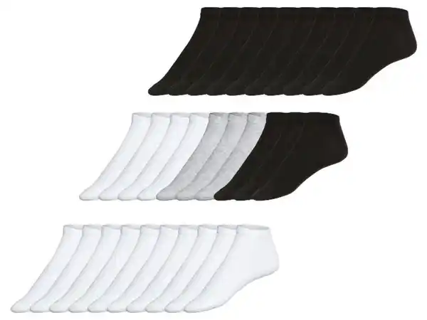 Bild 1 von esmara® Damen Sneakersocken, 10 Paar, hoher Baumwollanteil