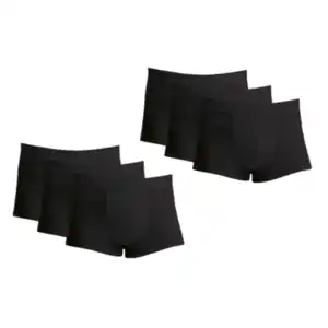 Retropants,, 6er Set, schwarz, XXL