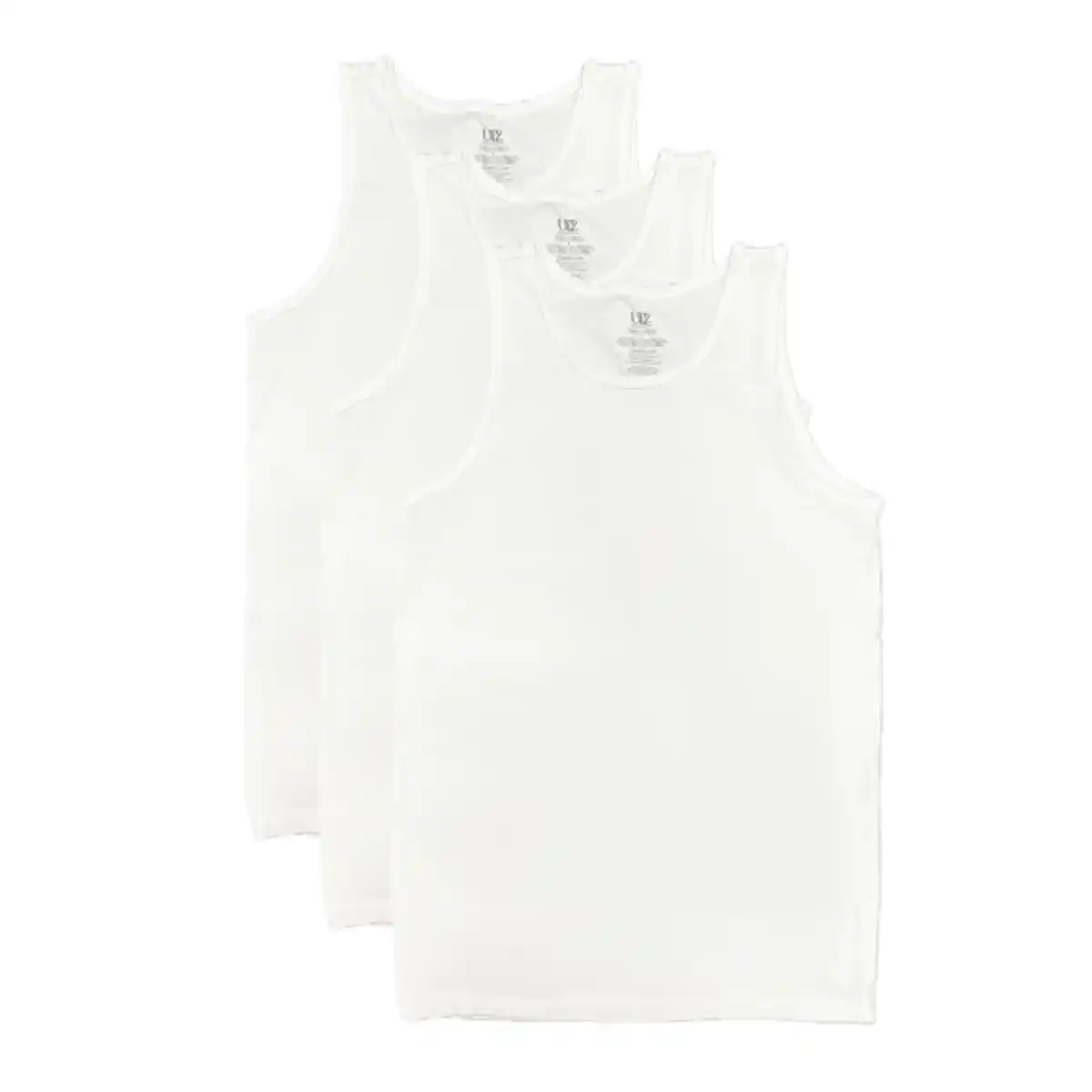 Bild 1 von Basic Tanktop, weiß, L, 3er Set