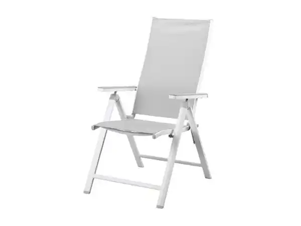 Bild 4 von LIVARNO home Alu-Set »Houston«, 5-teilig - Standardtisch & 4 Hochlehner, weiß/hellgrau