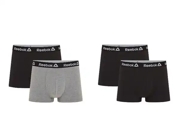 Bild 1 von Reebok Herren Boxershorts, 2 Stück, elastischer Taillenbund mit Brandlogo