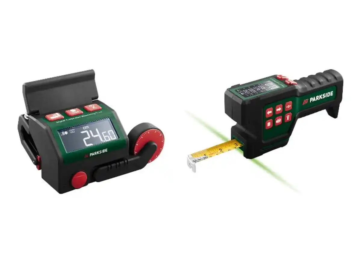 Bild 1 von PARKSIDE® Digitales Kalibrier-Messwerkzeug »PDKM A1« / Akku-Maßband »PDMB A1«