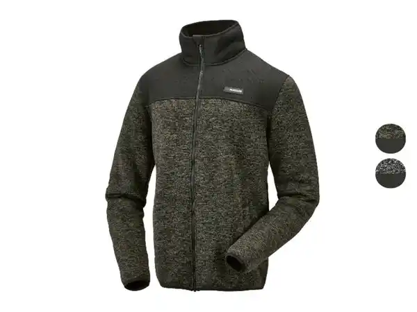 Bild 1 von PARKSIDE® Herren Strickfleece-Jacke, mit warmen Teddyfutter