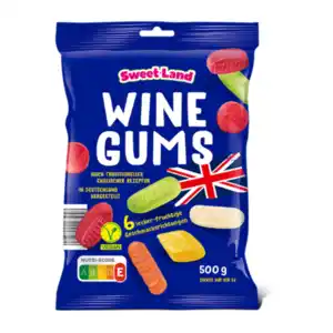 SWEETLAND Wine Gums 500g