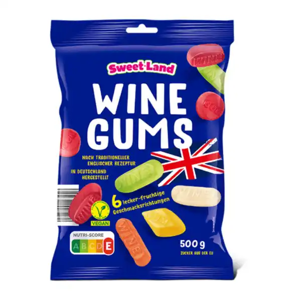 Bild 1 von SWEETLAND Wine Gums 500g