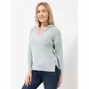 Bild 1 von DINE 'N' DANCE Pullover, 1/1-Arm Kapuze Seitenschlitze figurumspielend