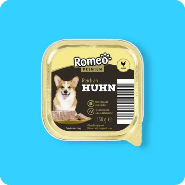 Bild 1 von ROMEO Premium-Hundenassfutter12, versch. Sorten