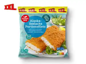 Ocean Sea MSC Alaska-Seelachs Portionsfilets XXL,  960 g