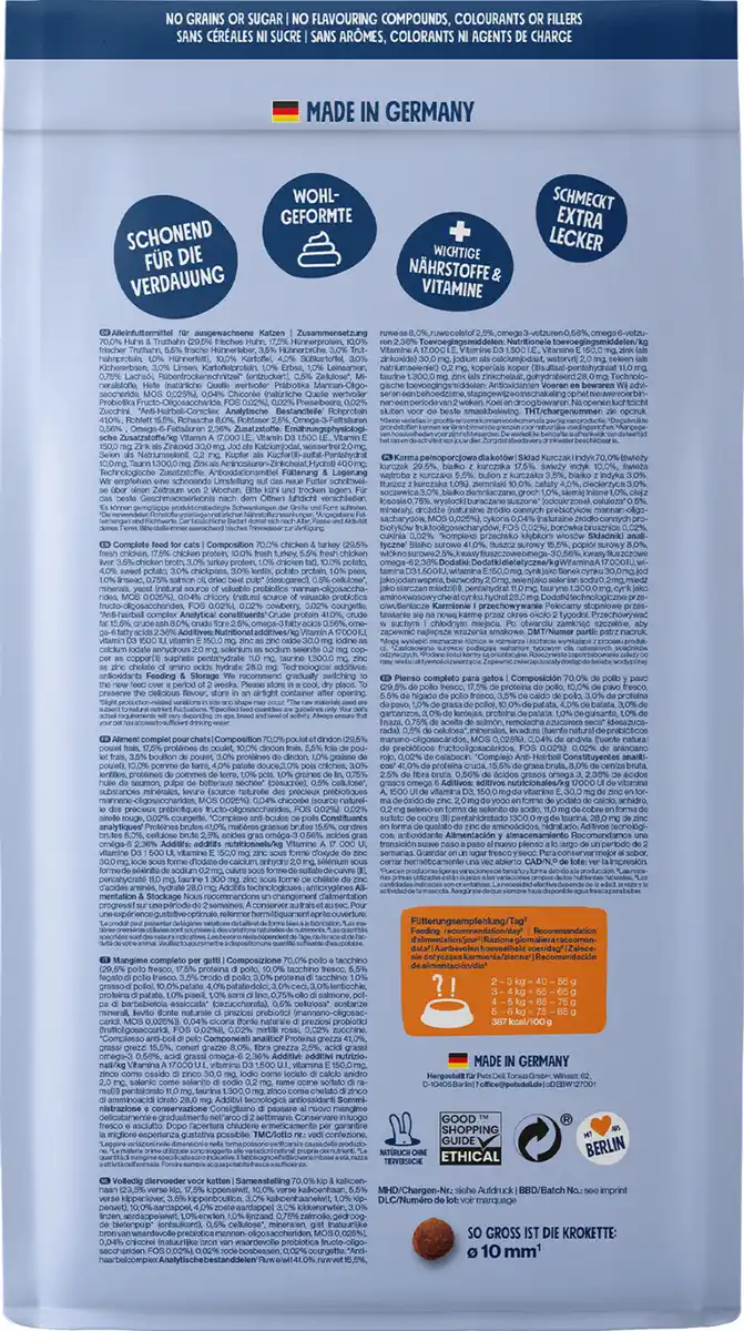 Bild 2 von Pets Deli Trockenfutter Extra Meat Geflügel mit Kichererbsen und Linsen, 2 kg