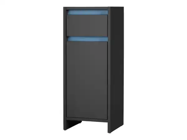 Bild 2 von LIVARNO home Seitenschrank »Oslo«, mit Tür und Schublade, anthrazit