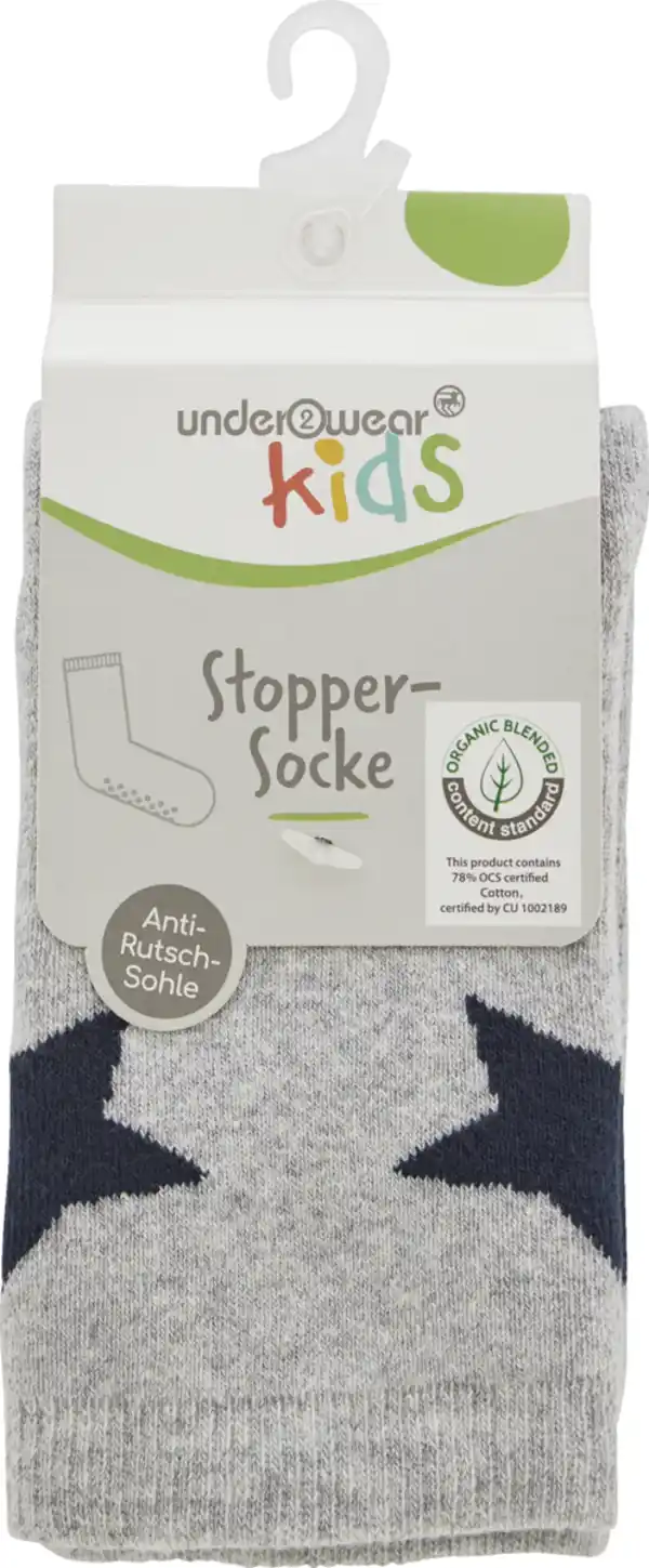 Bild 1 von under2wear kids Stopper Socke mit ABS Junge Stern 31/34