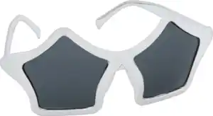 IDEENWELT 2er Set Karneval Brille Stern