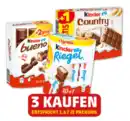 Bild 1 von FERRERO Kinder Riegel*, Kinder Bueno* oder Kinder Country*