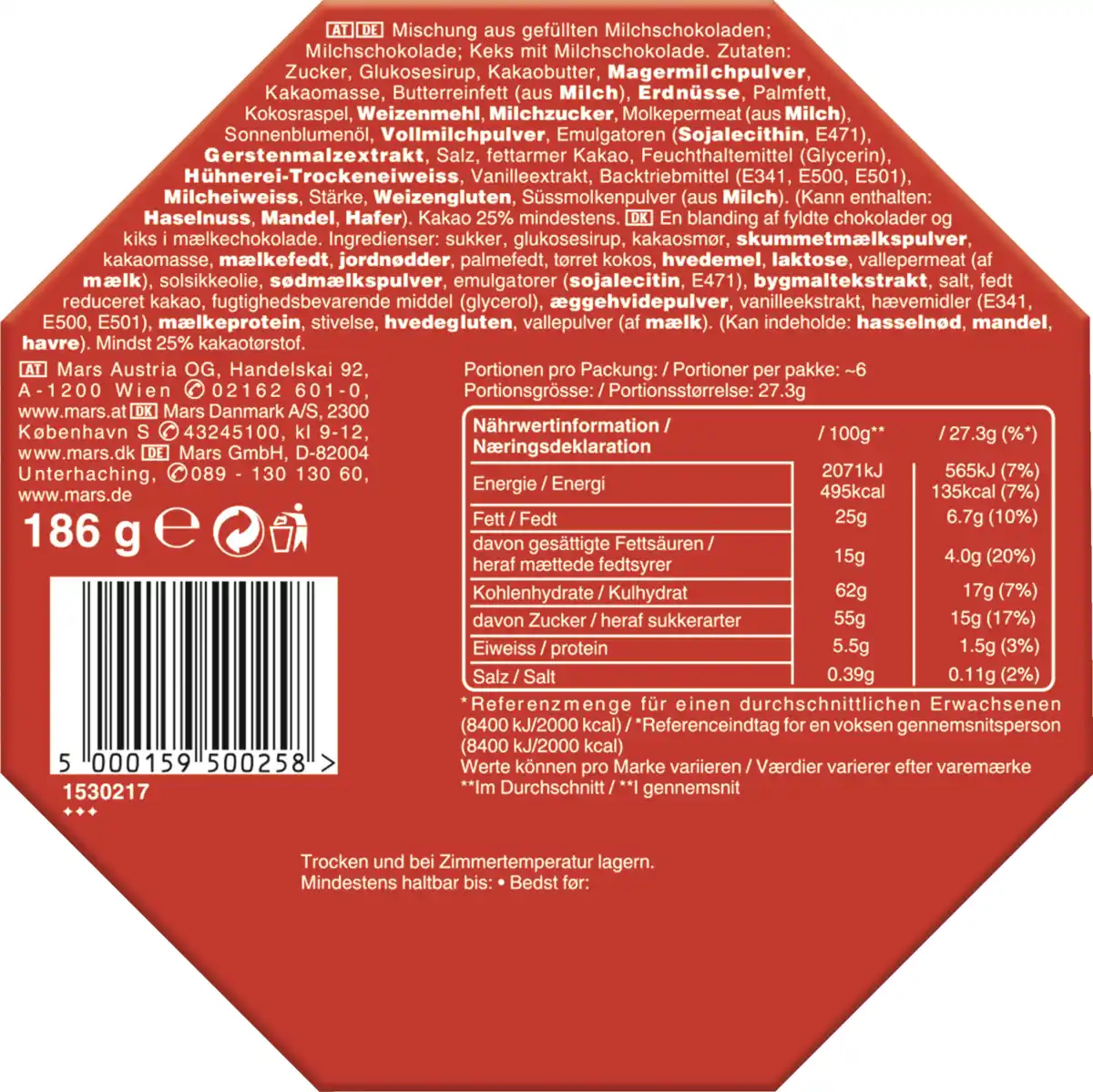 Bild 2 von Celebrations Geschenkbox, Pralinenmischung, 186 g