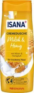 ISANA Cremedusche Milch & Honig, 300 ml