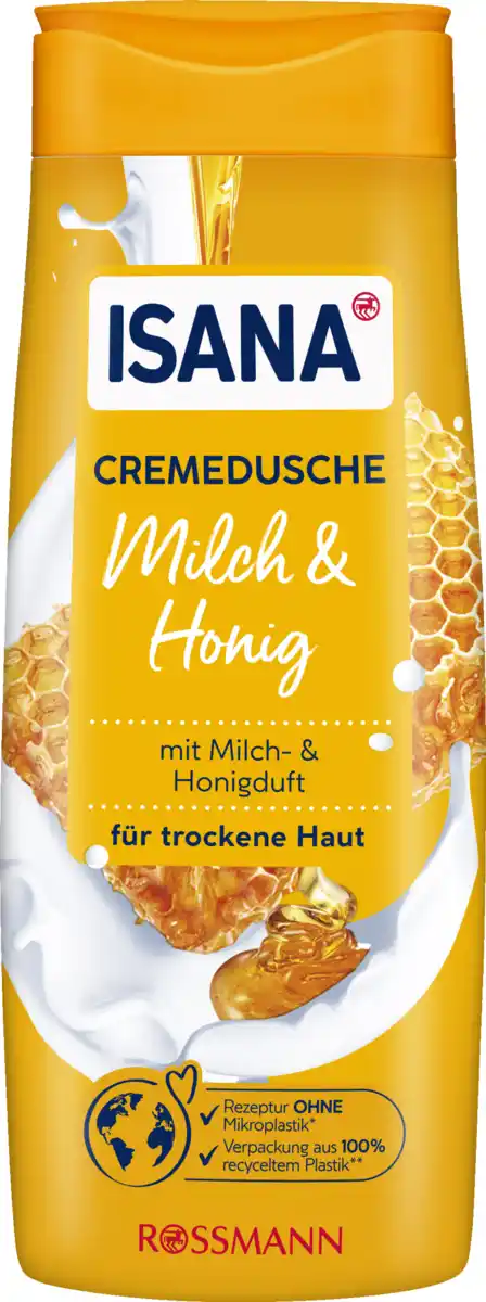 Bild 1 von ISANA Cremedusche Milch & Honig, 300 ml