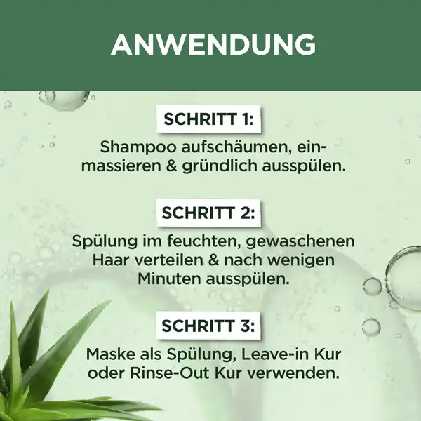 Bild 4 von Garnier Fructis Haarkur Aloe Vera Hair Food 3in1 Maske Normales & Trockenes Haar, 400 ml
