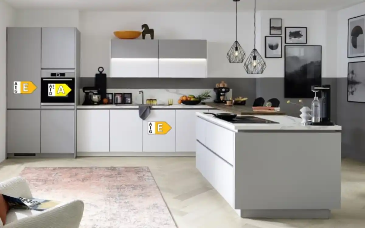 Bild 4 von Einbauküche Ferna, alpinweiß, inkl. Neff Elektrogeräte