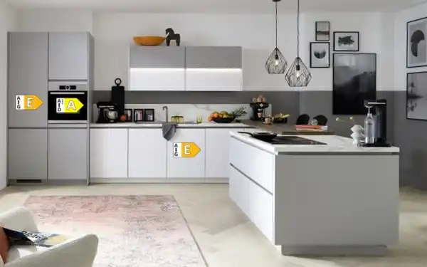 Bild 4 von Einbauküche Ferna, alpinweiß, inkl. Neff Elektrogeräte