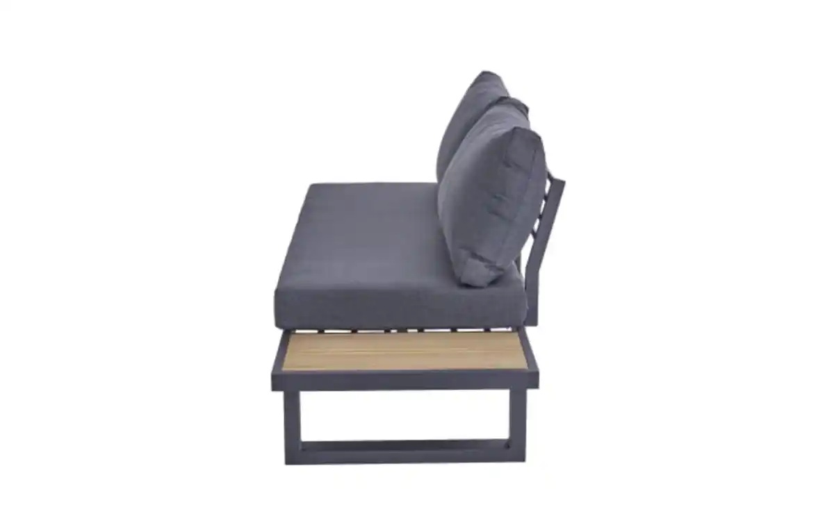 Bild 4 von Garten-Ecksofaset Rosso, Teakholz/grau