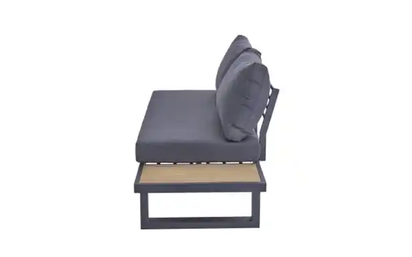 Bild 4 von Garten-Ecksofaset Rosso, Teakholz/grau