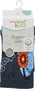 under2wear kids Stopper Socke mit ABS Junge Dino 31/34