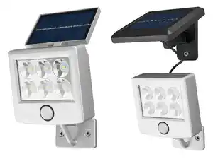 LIVARNO home LED-Solarstrahler, mit Bewegungsmelder