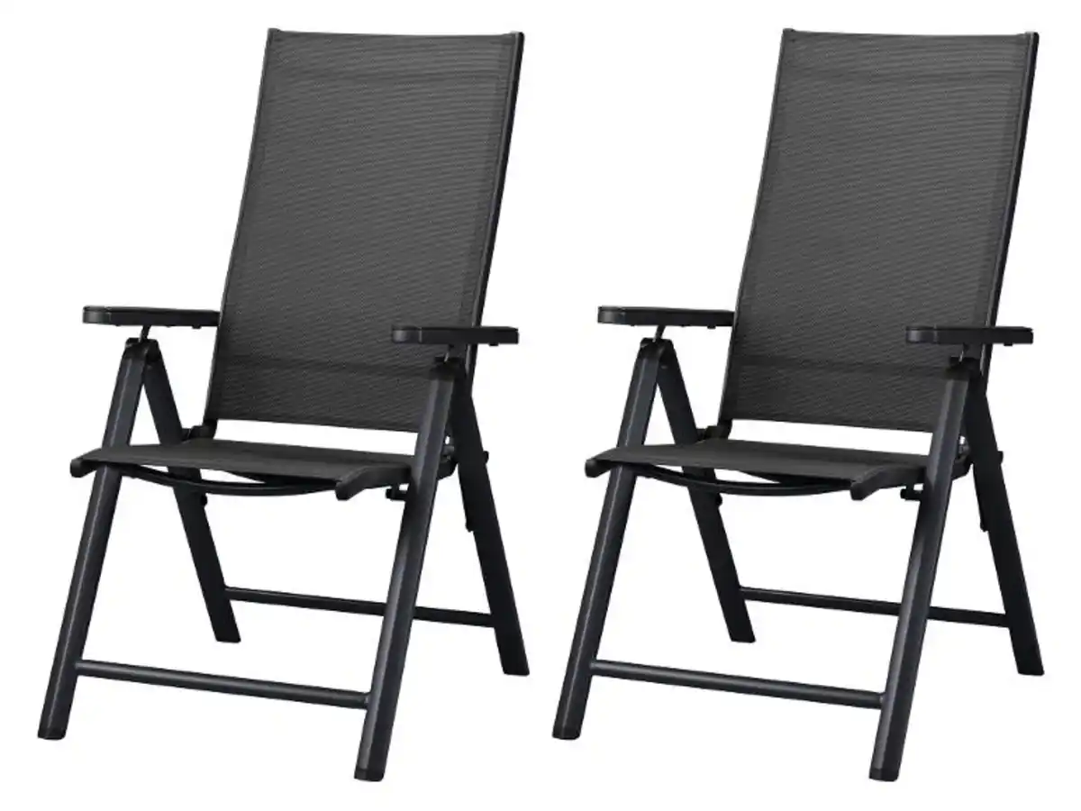 Bild 4 von LIVARNO home Alu-Set »Houston«, 7-teilig - Ausziehtisch & 6 Hochlehner, grau