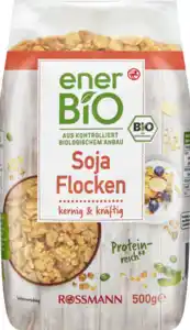 enerBiO Sojaflocken, 500 g