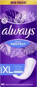 Always Daily Protect Slipeinlagen Extra Long Big Pack