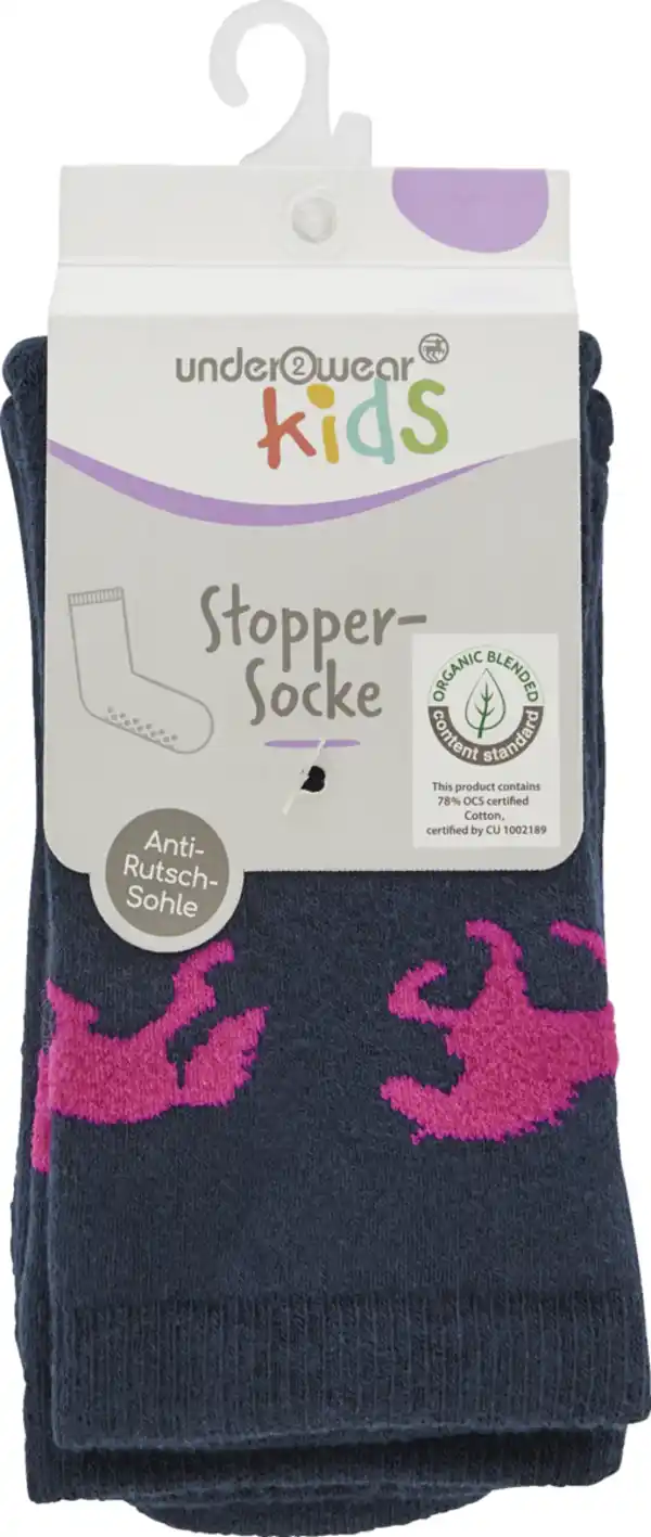 Bild 1 von under2wear kids Stopper Socke mit ABS Mädchen Pferd 27/30