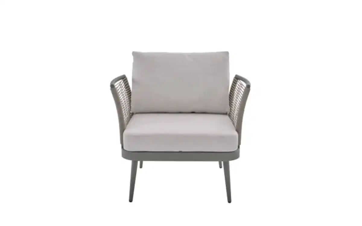 Bild 4 von Gartensofaset Rieti, hellgrau, 4-teilig