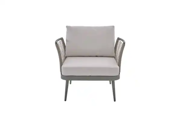 Bild 4 von Gartensofaset Rieti, hellgrau, 4-teilig