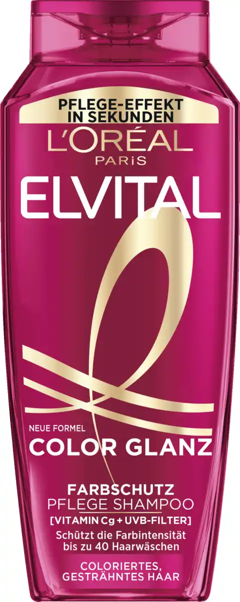 Bild 1 von L’Oréal Paris Elvital Color Glanz Farbschutz Pflege Shampoo, 300 ml