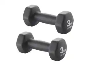 CRIVIT Kurzhantel-Set, 2x 3 kg / Kurzhantel-Set, 2x 4 kg