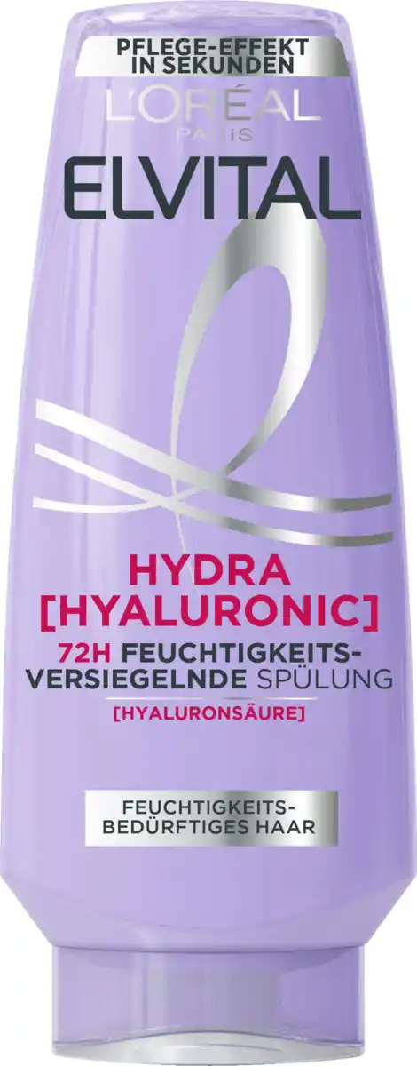 Bild 1 von L’Oréal Paris Elvital Hydra Hyaluronic 72H Feuchtigkeits-Versiegelnde Spülung, 250 ml